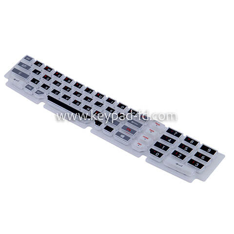 Silicone rubber keypad button