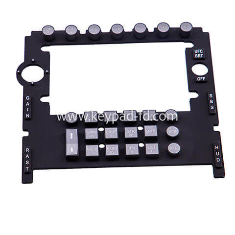 Silicone rubber membrane keypad
