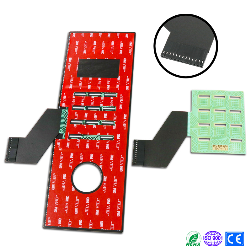 Black tempered glass keypad panel capacitive touch screen smart touch switches for home automation