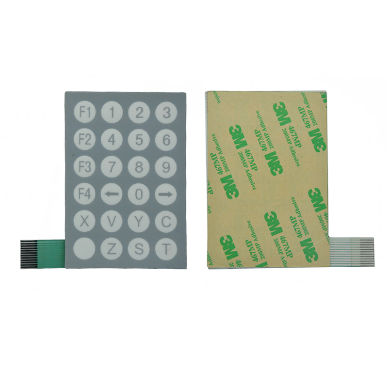 custom capacitive touch membrane keypad membrane switch