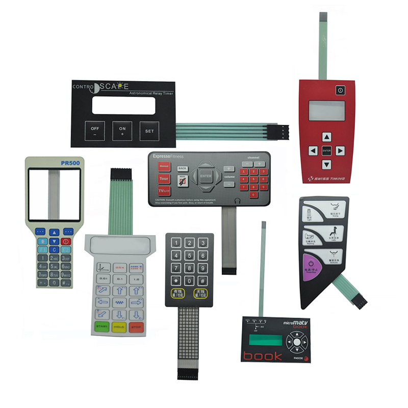 OEM Service Custom Tactile Control Graphic overlay Panel Waterproof Membrane Keypad