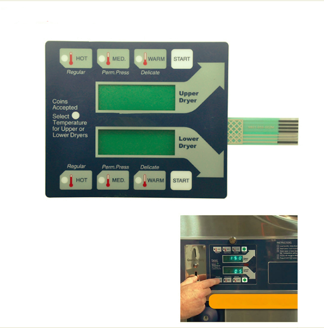 OEM Service Custom Tactile Control Graphic overlay Panel Waterproof Membrane Keypad