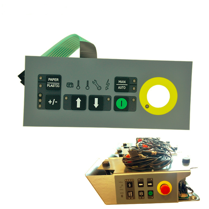 OEM Service Custom Tactile Control Graphic overlay Panel Waterproof Membrane Keypad