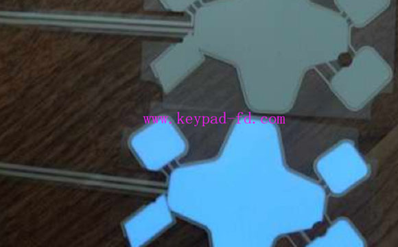 The membrane switch backlighting design for the difference Human Interface Device